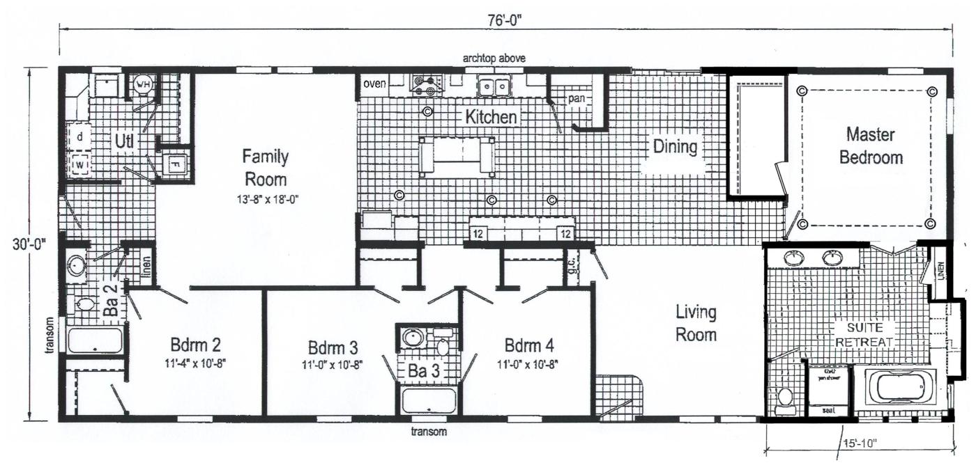 Modular home 4 bedroom 3 bath