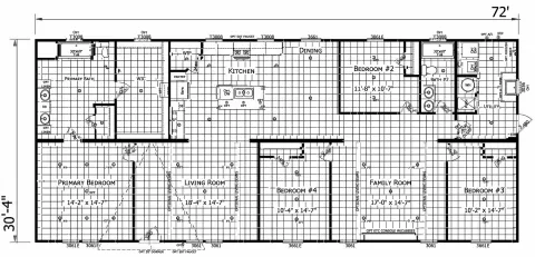The Brooks floorplan Henderson manufactured housing