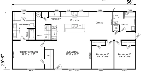 The Ivy modular home at Henderson Home and Land